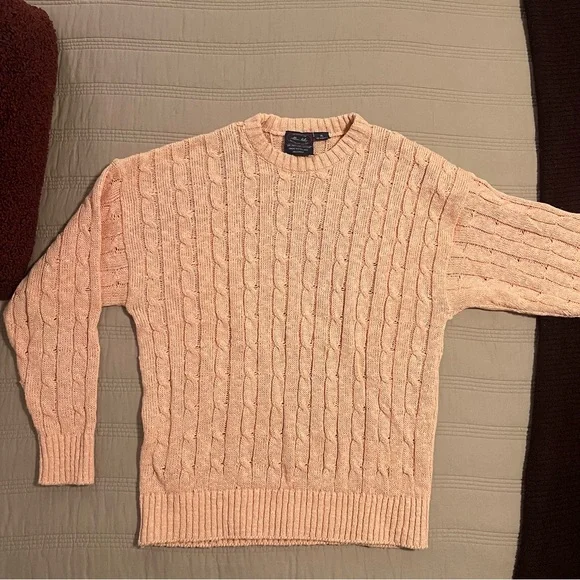 Allen Solly Men's Crewneck Sweater - Light Peach - Picture 3 of 6